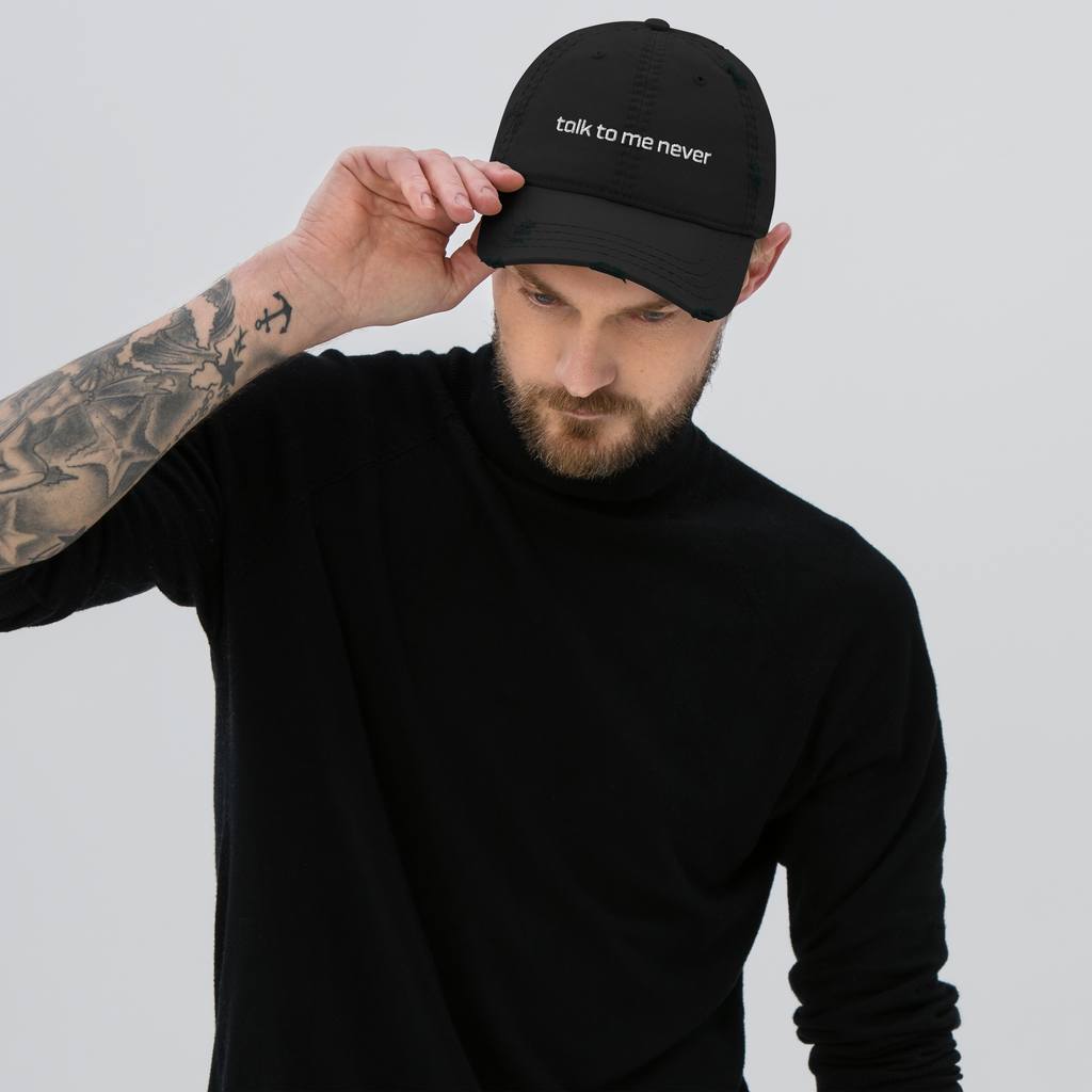 talk to me never hat