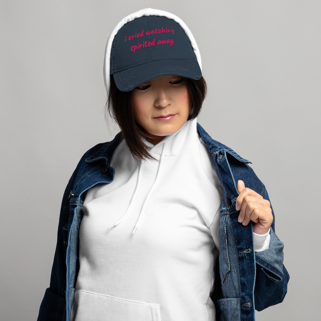 I cried watching spirited away hat