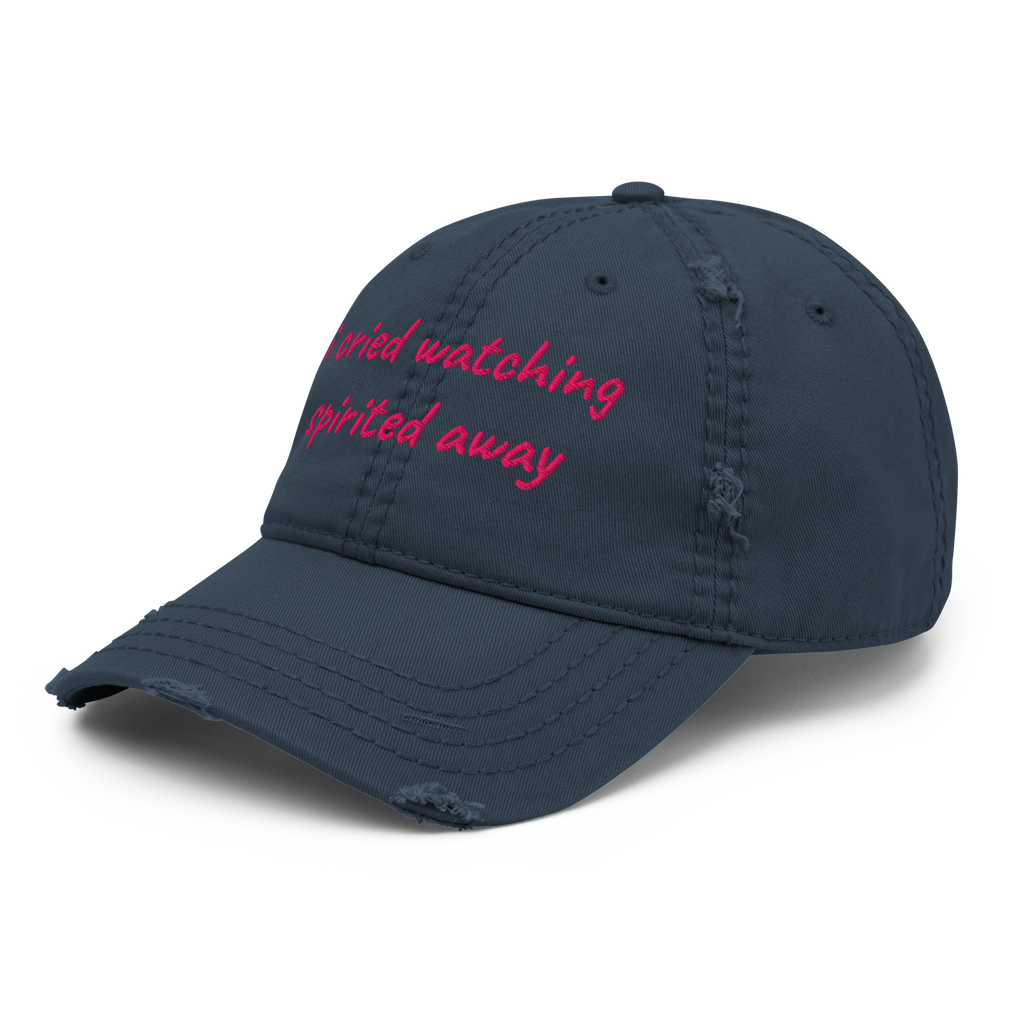 I cried watching spirited away hat