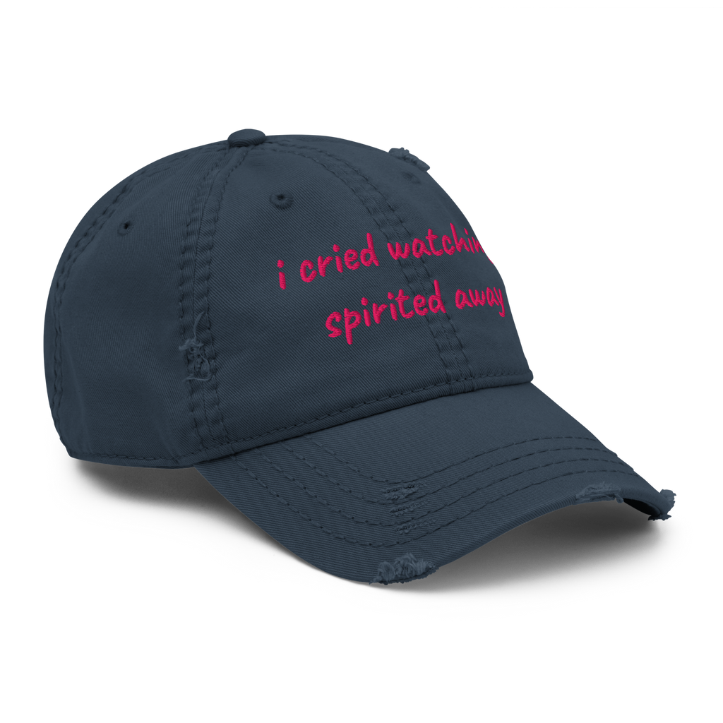 I cried watching spirited away hat