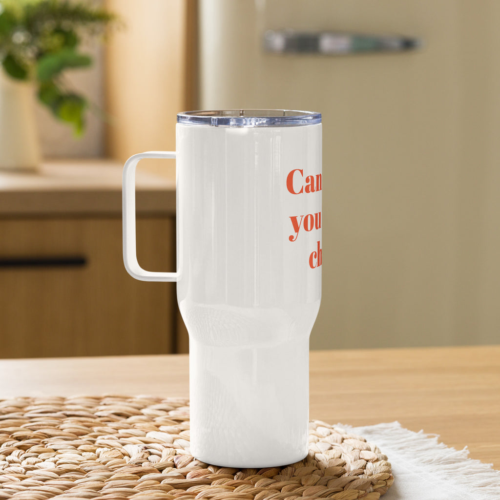 Can I pull you for a chat Travel mug