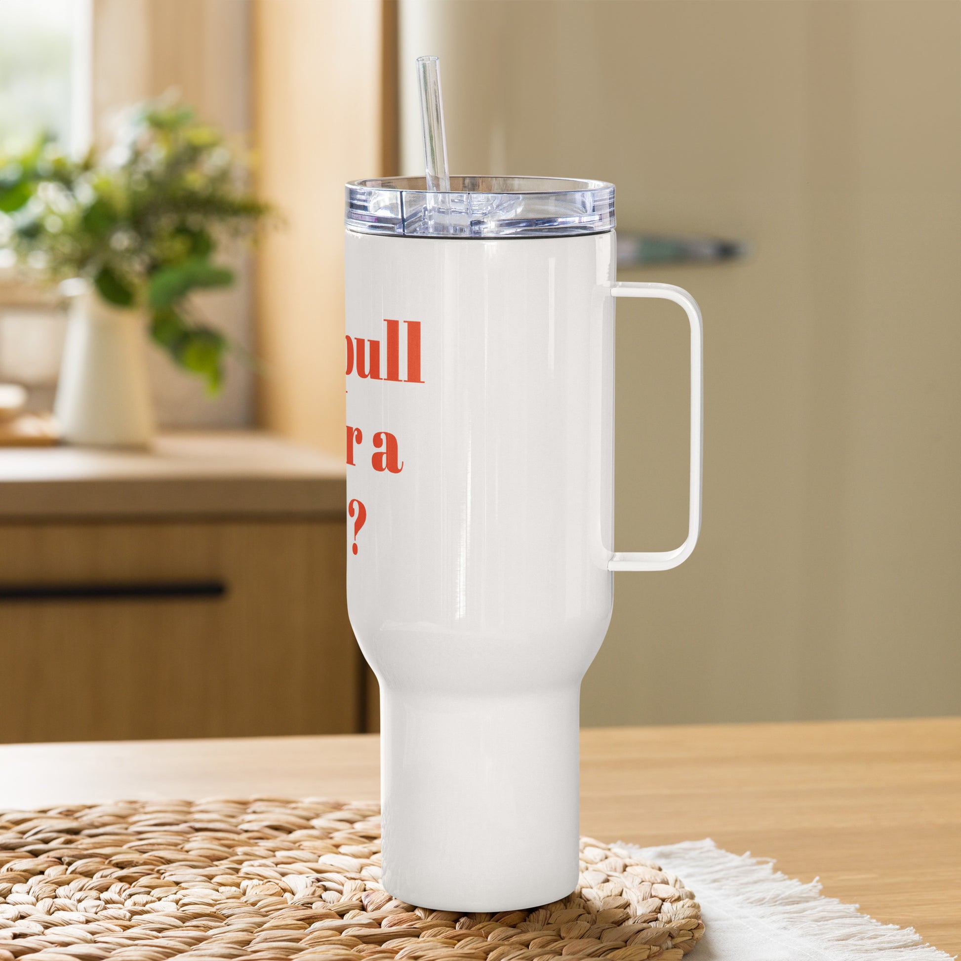 Can I pull you for a chat Travel mug