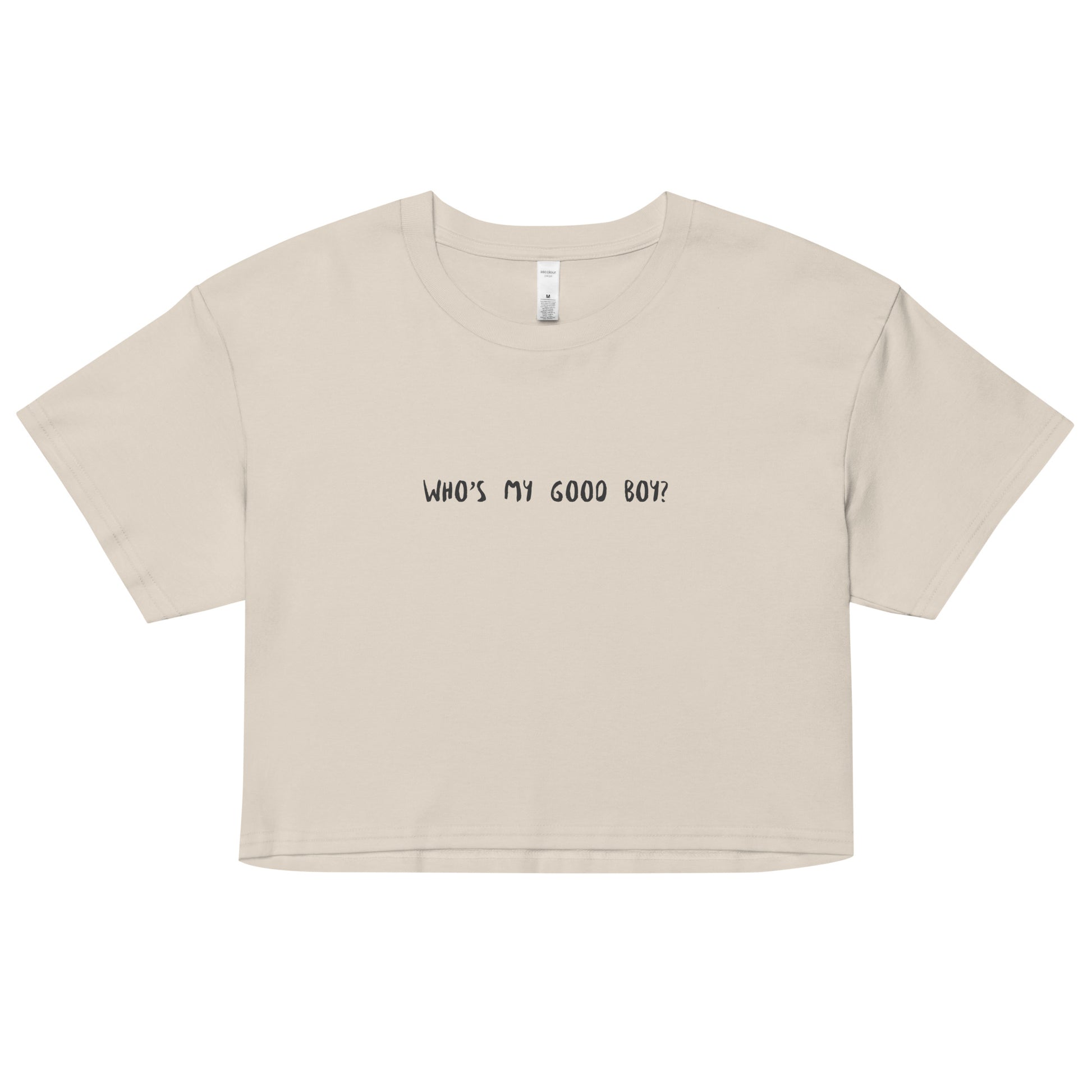 Who's my good boy? Women’s crop top
