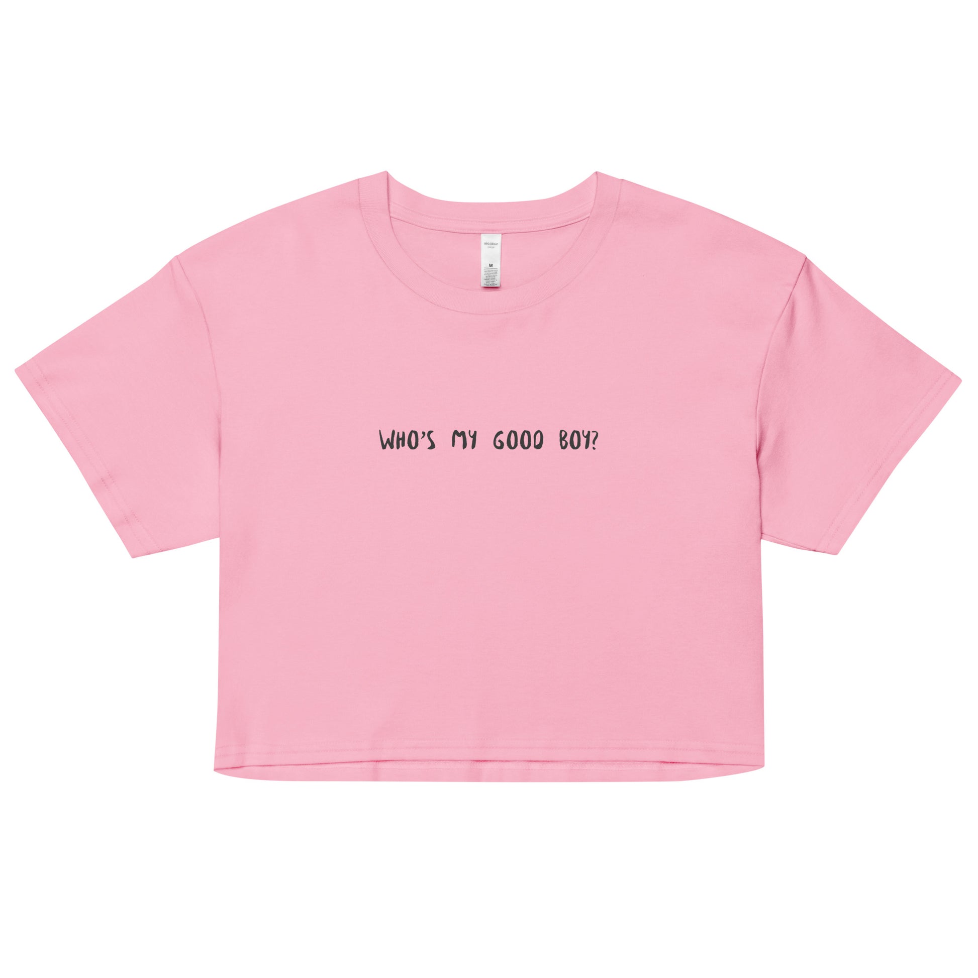 Who's my good boy? Women’s crop top