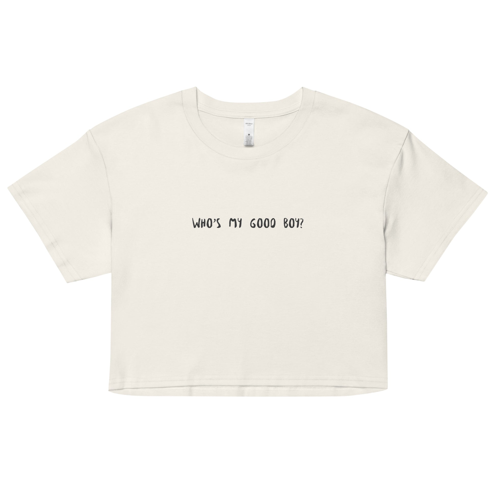 Who's my good boy? Women’s crop top