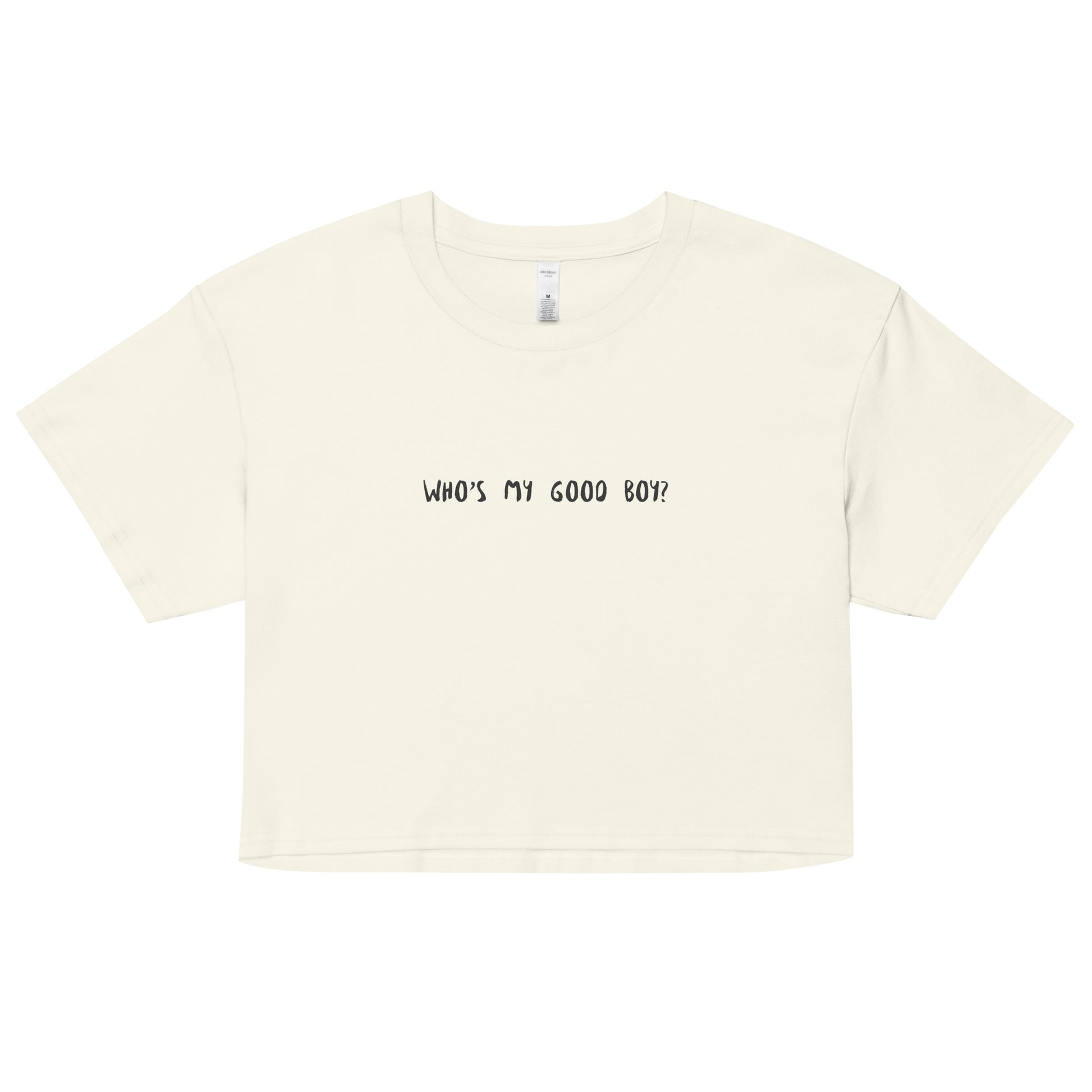 Who's my good boy? Women’s crop top