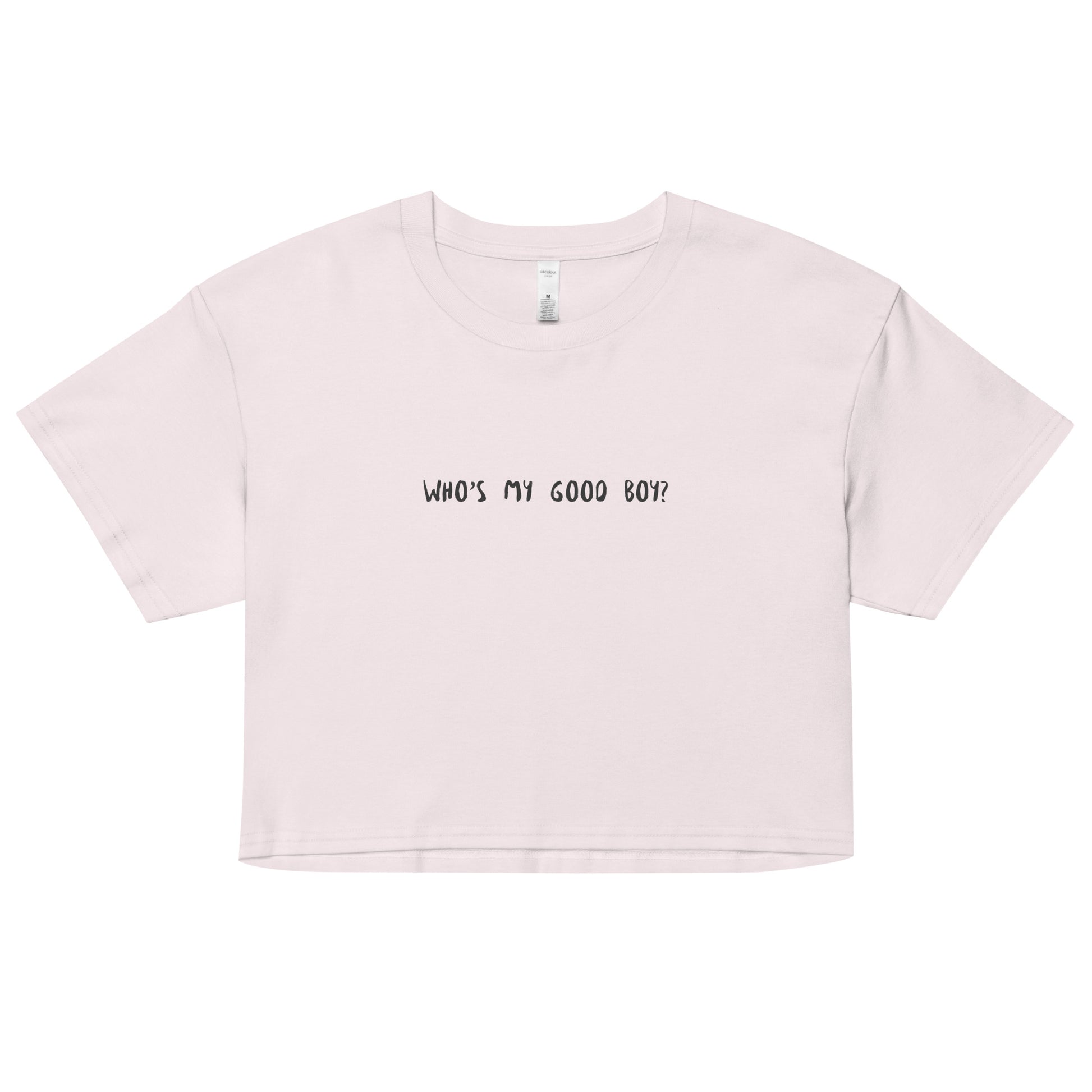 Who's my good boy? Women’s crop top